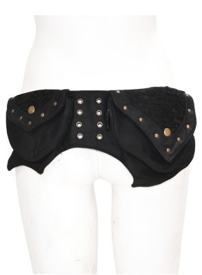 Gothic hobo waist bag