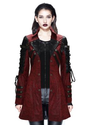 Elisabeta blood red jacket