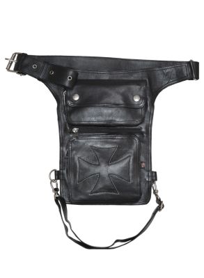 Iron Biker leather hip bag