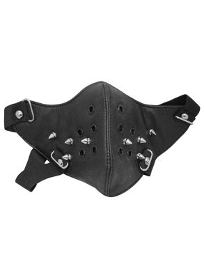BLACK HALF MASK SPIKE