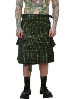 Black Metal Green Kilt