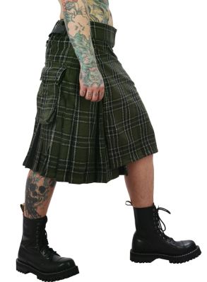 Black Metal Green Kilt