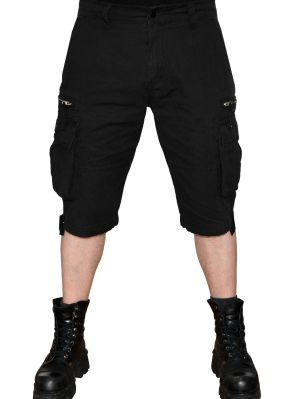 Black Cargo Shorts