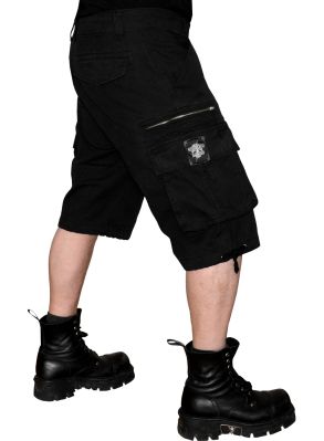 Black Cargo Shorts